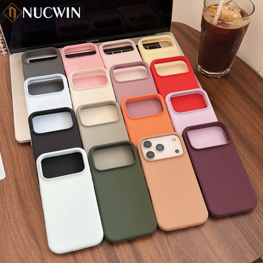 Liquid Silicone Magnetic Phone Case - เคสโทรศัพท์สีลูกกวาดแบบแม่เหล็กสำหรับ iPhone 18 Pro Max 17