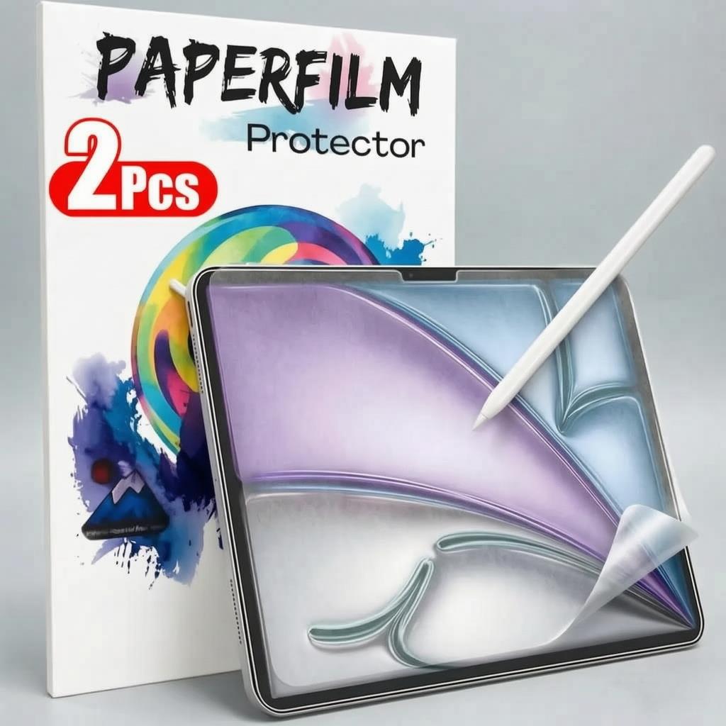 Matte Anti Glare Screen Protector - 2 ชิ้นฟิล์มกระดาษเคลือบด้านสำหรับ iPad Pro 13 11th