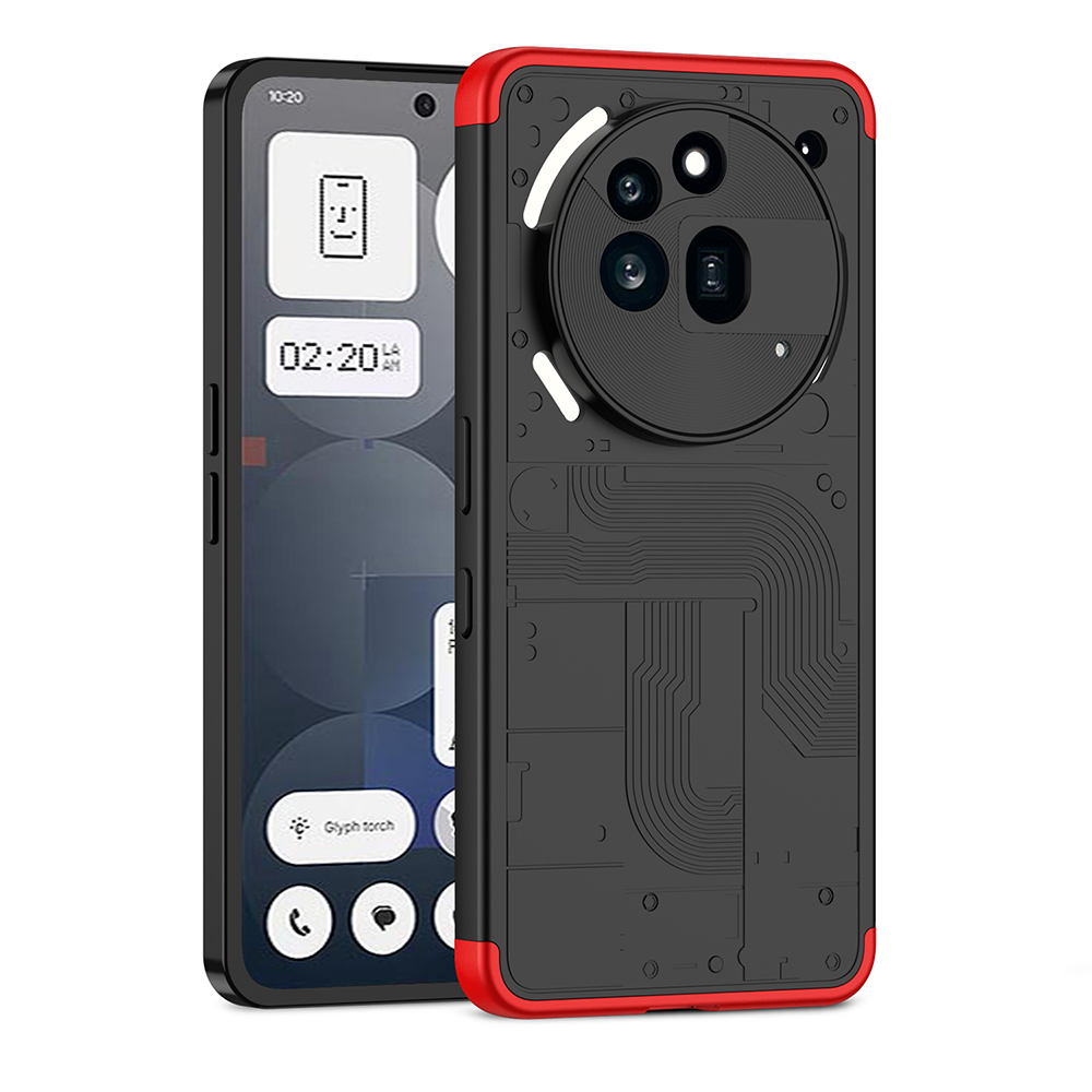 Heavy Duty 360 Full Body Protective Case - เคสพีซีแบบด้านสำหรับโทรศัพท์ 3a โปรกันกระแทก 360 องศาป้องกันทั้งตัว 3