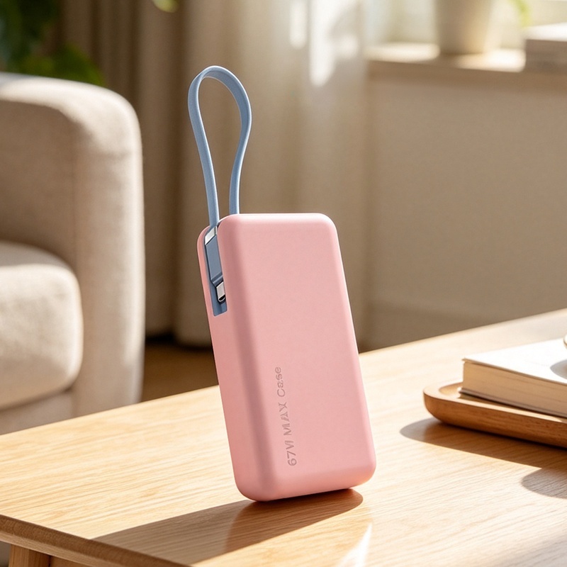 Power Banks - เคสซิลิโคนป้องกันสำหรับ Xiaomi 67W Power Supply PB2067