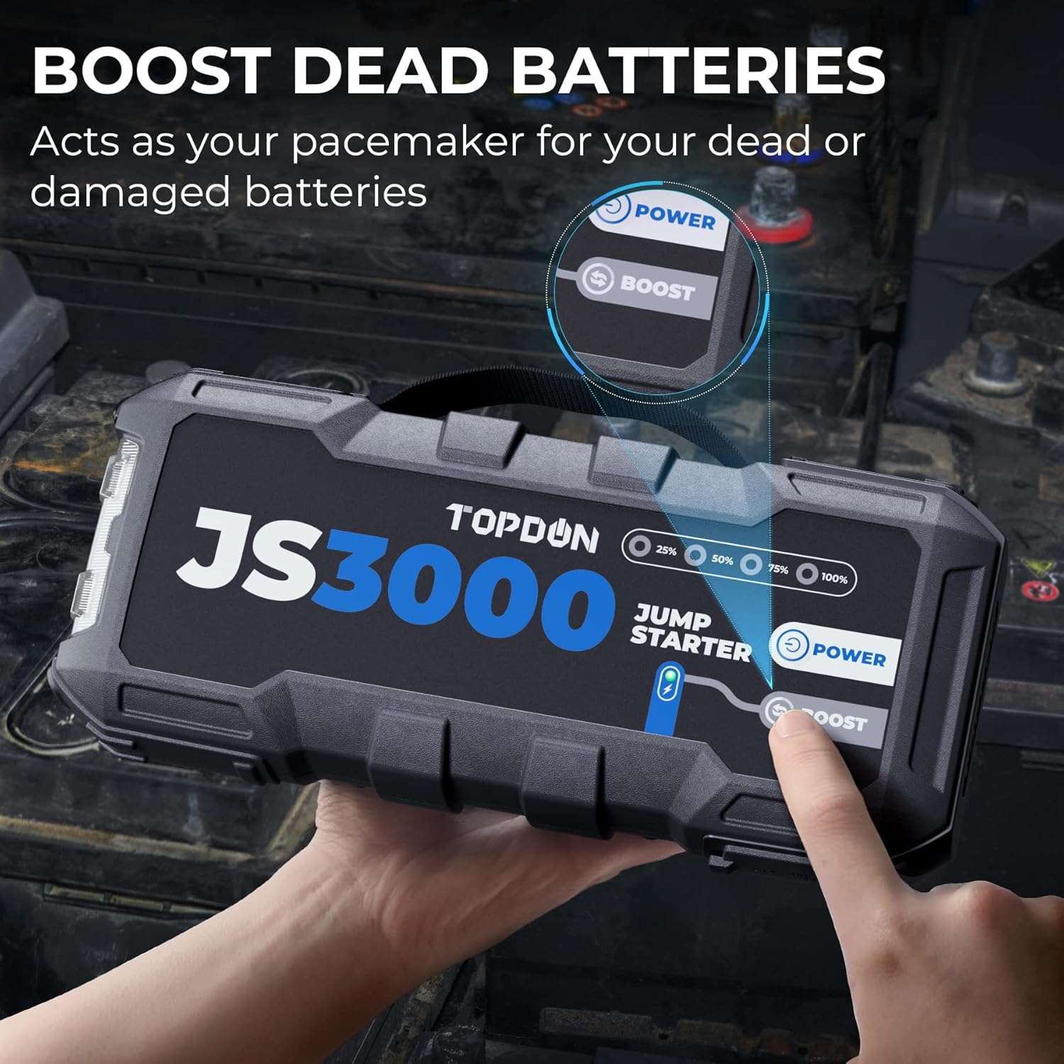 Topdon JS3000 3000A รถ Jump St - Power Banks บทวิจารณ์และราคา