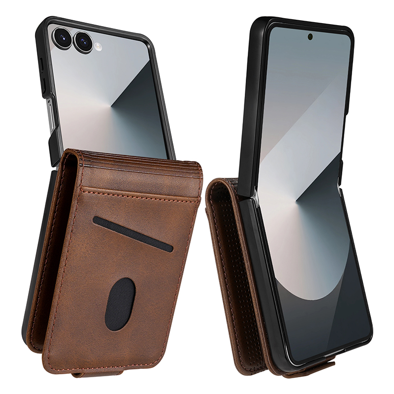 เคสโทรศัพท์แบบกระเป๋าใส่บัตรหน - Leather Wallet Card Holder Phone Cover บทวิจารณ์และราคา