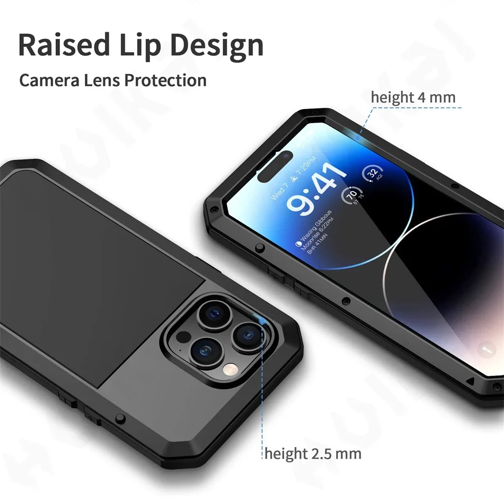 กรณีสําหรับiPhone 16e 15 14 13 - Heavy Duty 360 Full Body Protective Case บทวิจารณ์และราคา