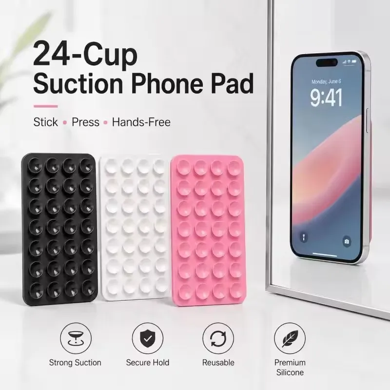 ที่ยึดติดผนังซิลิโคนแบบสุญญากา - Phone Cases บทวิจารณ์และราคา