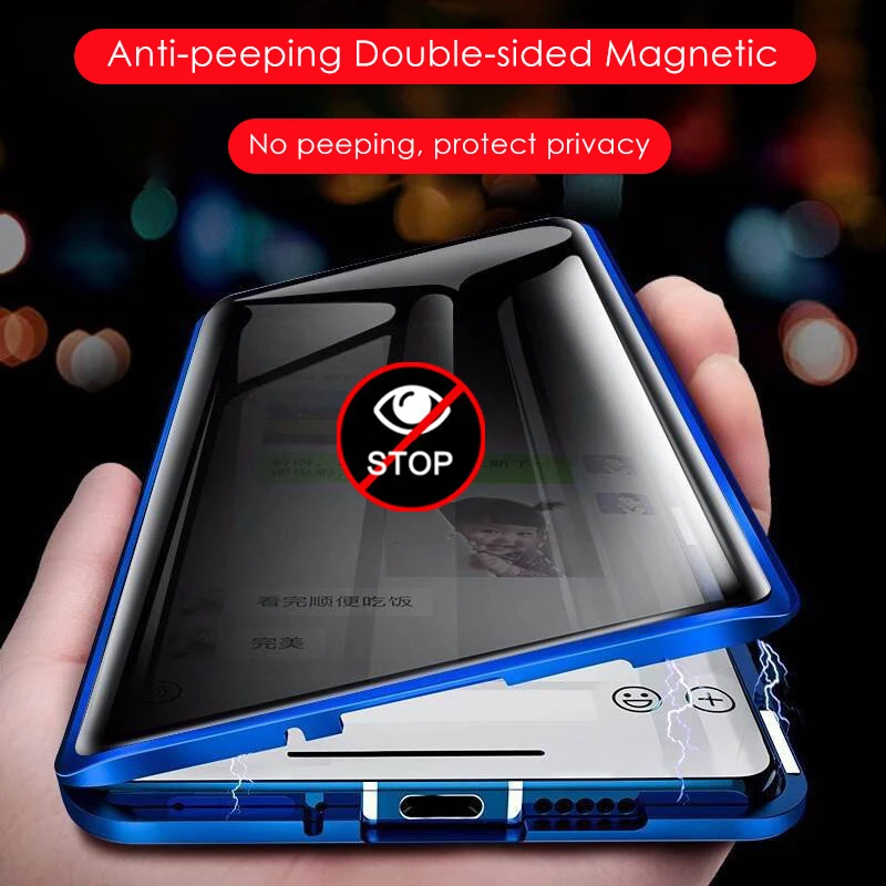 เคสโทรศัพท์โลหะป้องกันการแอบมอ - Anti Spy Privacy Glass Case บทวิจารณ์และราคา