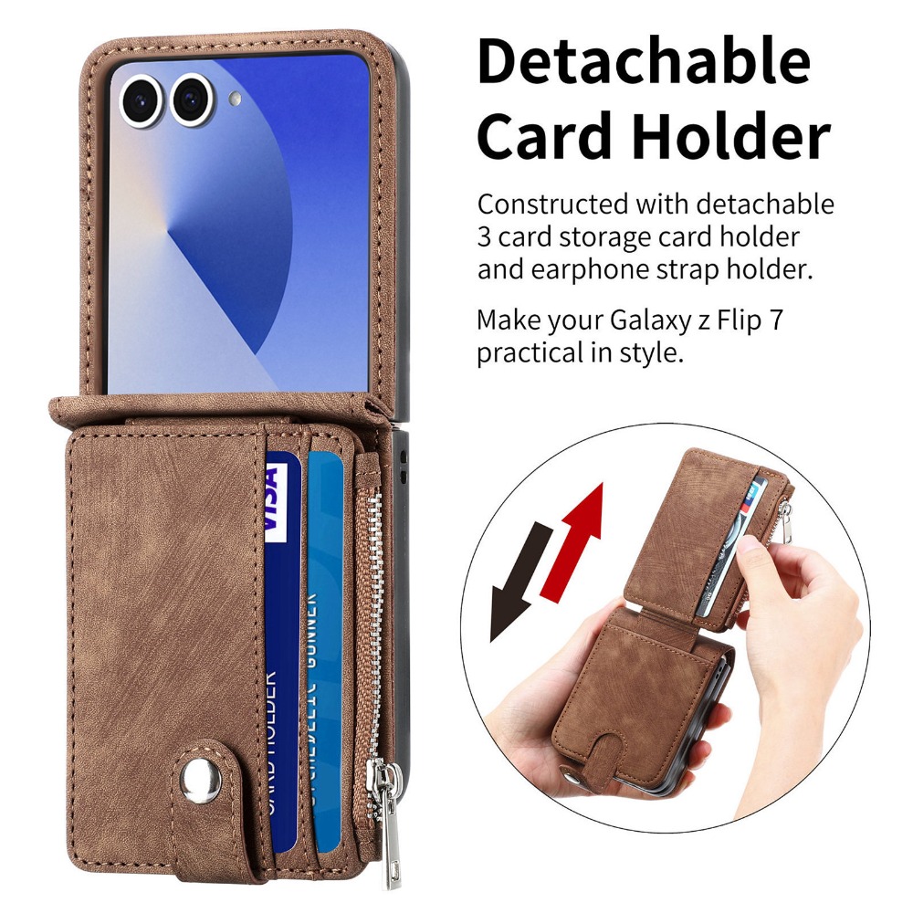 2-in-1 Detachable Card Holder  - Leather Wallet Card Holder Phone Cover บทวิจารณ์และราคา
