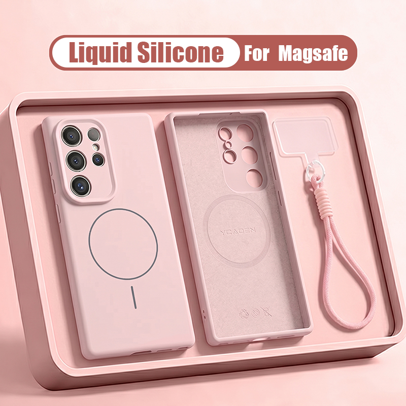 ซิลิโคนเหลวแม่เหล็กเชือกคล้องโ - Liquid Silicone Magnetic Phone Case บทวิจารณ์และราคา