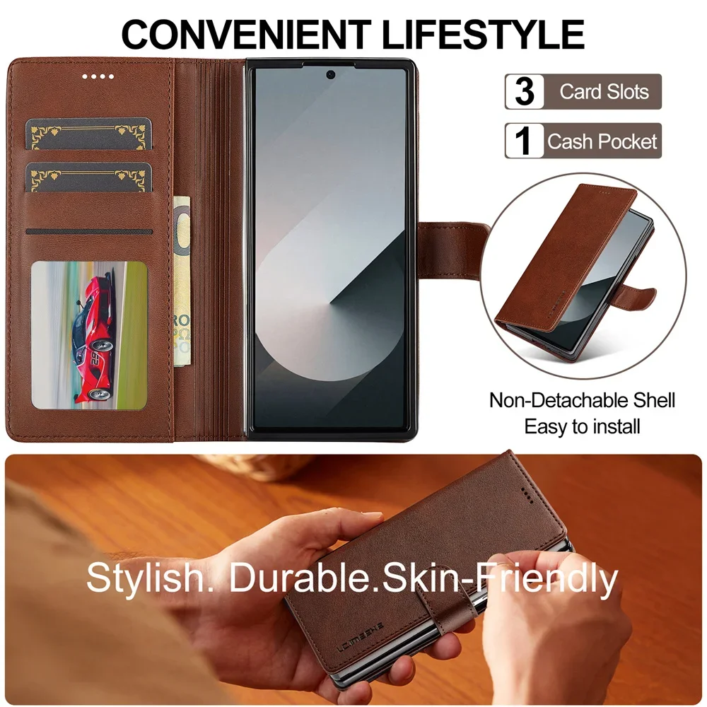 กระเป๋าสตางค์หนัง PU สําหรับ S - Leather Wallet Card Holder Phone Cover บทวิจารณ์และราคา