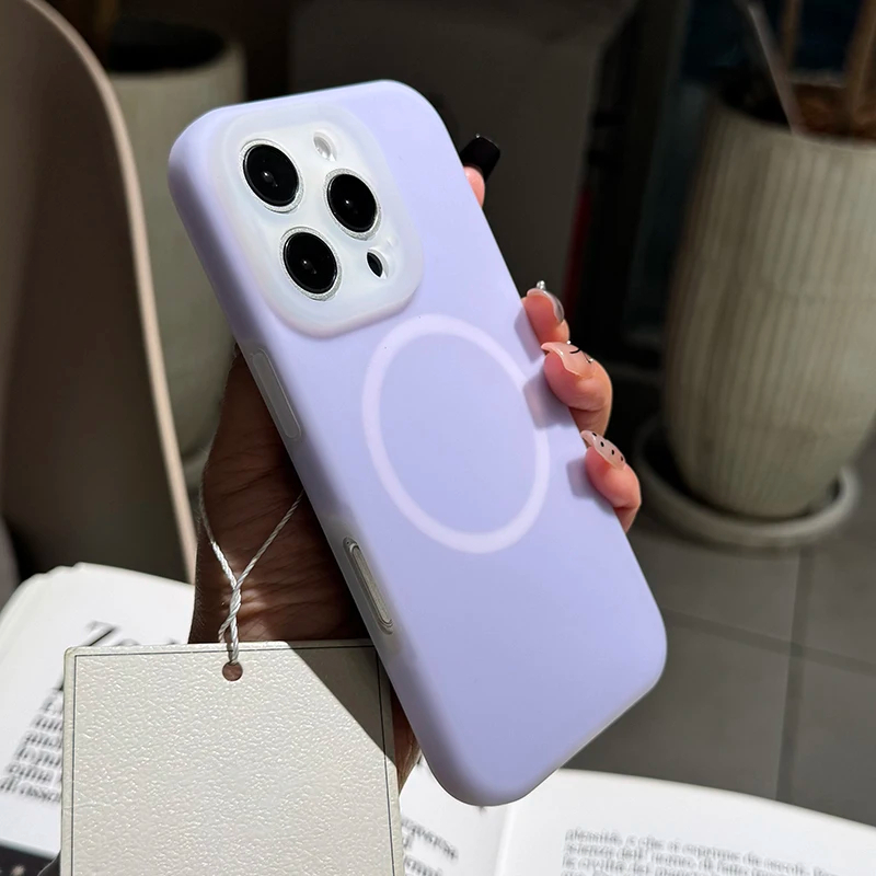 เคสโทรศัพท์ซิลิโคนเหลวสีลูกกวา - Liquid Silicone Magnetic Phone Case บทวิจารณ์และราคา