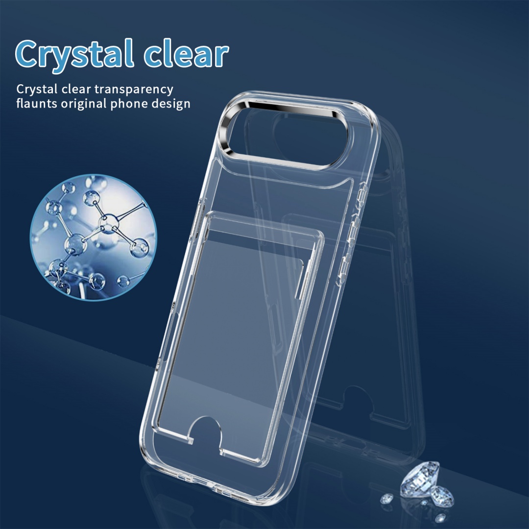 Luxury Clear Card Slot Holderก - Clear Shockproof Bumper Case บทวิจารณ์และราคา